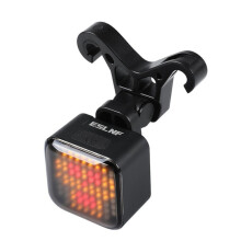 ESLNF Fahrrad-Rücklicht Mountainbike Intelligenter Bremssensor Automatischer Schalter Wasserdichte Warnlampe (Gedämpfte Halterung)