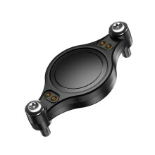 For AirTag 2nd Gen / AirTag 1st Gen Bicycle Mount Protective Case Anti-theft IP68 Waterproof Shell(Black)