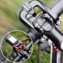 Fietskoplampcomputerhouder stuurverlengstuk (zwart)