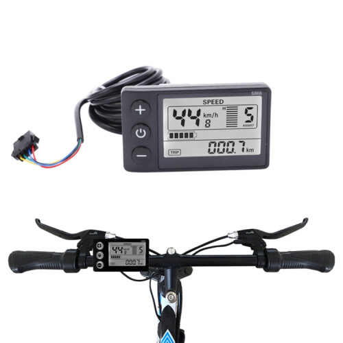 S866 Ηλεκτρικό Ποδήλατο Mountain Bike LCD Meter, Προδιαγραφές: Τύπος A