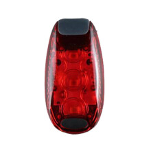 Fahrradrücklicht mit warmem Licht für den Außenbereich, Farbe: 5 LEDs, Rot