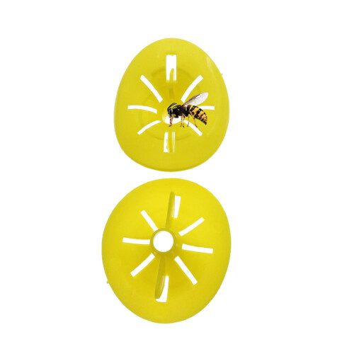 40 Pcs Plastic Flower-shaped Wasp Hornet Feeder for Beekeeping