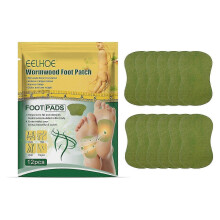 Wormwood Foot Pads for Sleep, Stress Relief, Detox & Pain Relief  12pcs