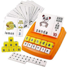Matching Letter Game, Alphabet Reading &amp; Spelling, Words &amp; Objects Recognition, Learning Toy for Preschoole