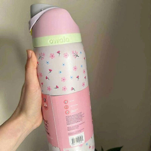 (32oz) Owala Urban Tied Bows Bottle Cup 24/32oz New In Box E