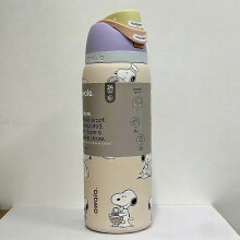 (32oz) Owala Snoopy stainless steel insulated water bottle flip lock 24/32oz