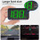 (White KMH) Car Speedometer Digital HUD Head Up Display Universal GPS Projectors Speedomete 4