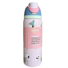 Owala Snoopy 24/32oz 2026 Stainless Steel Insulated Water Bottle Flip Lock Gift