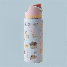 (32oz) Owala X Urban Outfitters 24/32oz Freesip Picnic Prep Macaroon Blue Water Bottle Y