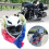 (E) 1 Pair Punk Style Motorcycle Helmet Dreadlocks Women Ponytail Braid Bicycle 3