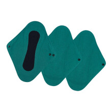 (33) Reusable Thin Cotton Sanitary Pad With Mesh Surfaces For Postpartum Leakage And Overnight Protection Multicolor