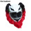 (E) 1 Pair Punk Style Motorcycle Helmet Dreadlocks Women Ponytail Braid Bicycle 5