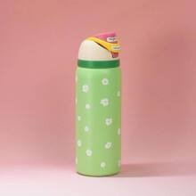 (32oz) Owala FreeSip 24/32oz Green Daisy Sport Bottle B