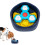 Multiple Section Shifting Animal Food owner With Press-Yellow 1