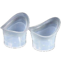 (Gray) 2 Pcs Reusable Silicone Eyewash Cup, Soft Eye Bath Cup For Eye Care Rinse