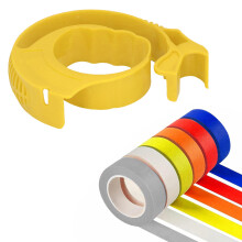 Masking Tape Abroller 1 Zoll breit gelber Kunststoff