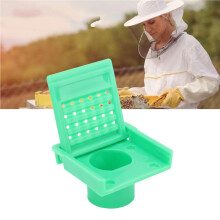 10 Stück Bienenstock-Eingangstor Kunststoff Grün 195.00g