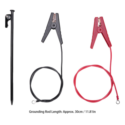 Elektrozaun-Erdungsstab 340 g 30 cm ABS/Stahl 1