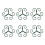 Multifunctionele tuinsteunstandaard Decoratieve plantstamfixator 1