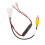 8X 4 Pin Car Reverse Camera Retention Wiring Harness Cable Plug Adapter Connector Fit for 4
