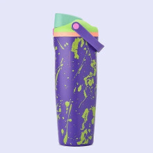 Owala Electric Feel 30oz FreeSip Water Bottle Sway Birthday Bash Neon Party Gift H