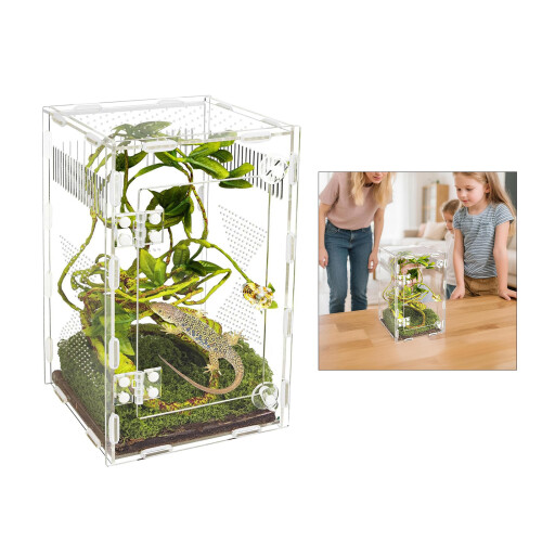 Pet Observation Enclosure Acrylic Terrarium Tanks With 1