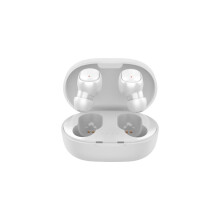 (A6S White) A6S Bluetooth 5.0 Noise Cancelling Sports Gaming In-Ear Wireless Earbuds Long Battery Life