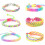 Cordon élastique de 1 mm pour la création de bijoux, 50 m, arc-en-ciel 4