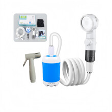 2025 Portable Outdoor Shower Kit w/Car Wash Nozzle – 5L/min, 4000mAh Battery