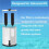 4x Black Replacement Water Filter,Replacement Compatible with Gravity Countertop Purification Elements 2