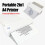 Portable  A4 Printer No Ink Printing A4 Thermal Printer for Phone PC Tattoo Transfer Printer White 7