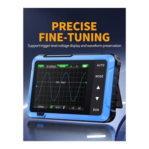 Oscilloscope/DDS Signal Generator 2-in-1,2.8 Inch TFT,10MHz Bandwidth, 48MS/S Sampling Rate, Trigger Function Auto/Nomal 2