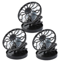 (3pcs) 2025 Hat Fan Cooling Clip-On Cooler Sun Power Energy Solar Cell Camping Hiking Blower