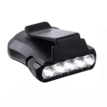 Bestseller Hat Light Clip-on Cap Light Hat Flashlight 5-LED Cap Headlamp Rotatable Lamp LED Cap Light for Hunting Camping Running Fishing