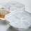 Bac à glace en cristal unique avec couvercle, idéal pour les 4