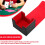 Card Box Side-Loading Card Box Deck Case for  Yugioh Card Binder Holder 100+,Black Red 3