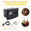 5-Bands Akustisk Gitarr Preamp EQ Equalizer Klassisk Akustisk GitarrföRstäRkare Digital Blend Tuner Piezo Pickup Utan Svansstift 6