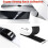 Self-Adhesive Hook and Loop Tape - 10Mx20mm Double Sided Sticky Back Strips (Black) 4