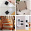 Self-Adhesive Hook and Loop Tape - 10Mx20mm Double Sided Sticky Back Strips (Black) 5