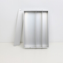 Battenberg Battenberg Taartvorm, Commercieel Gewicht Geanodiseerd Aluminium, Zilver B