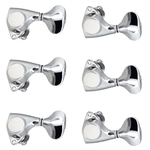 6PCS Electric Guitar Alignment Tuner, Fully Enclosed, Large Handle, String Knob, Upwind Stringer 3L+3R 1