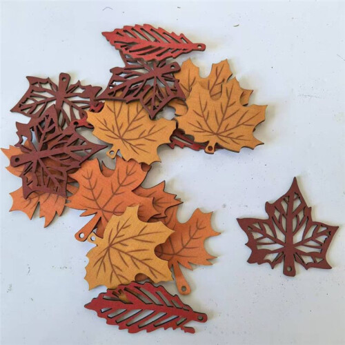 Simulation Maple Leaf Autumn Wedding Guide Decoration Leaf Kindergarten Decoration Maple Leaf Wall Decoration 1
