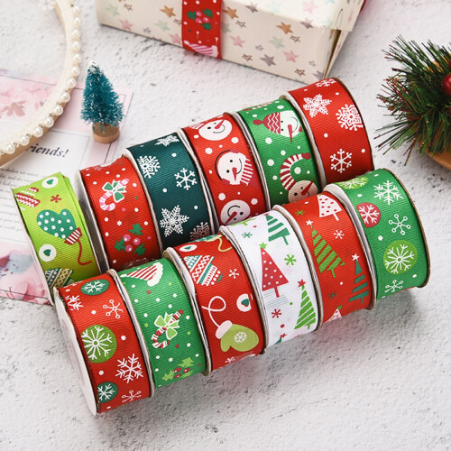 Weihnachtsschneeflockenband, 10 Yards, Polyester 2