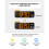 Digital Wall Clock, Digital Clock Large Display, Corded LED Alarm Clocks with Date,Week,Temp,Humidity,Auto DST,Countdown 4
