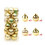 Gold Christmas Ball Ornaments 2.4 Inch 24 Pack 2