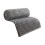 Coperta in velluto grigio 100x70 cm 2