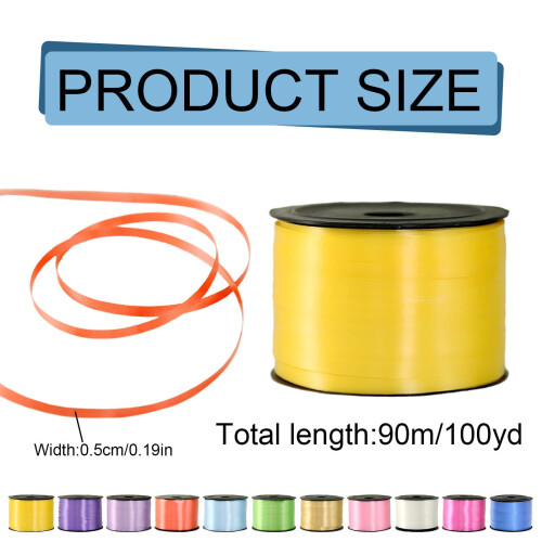 Goldenes Seidenband, 0,5 cm x 100 Yards 2