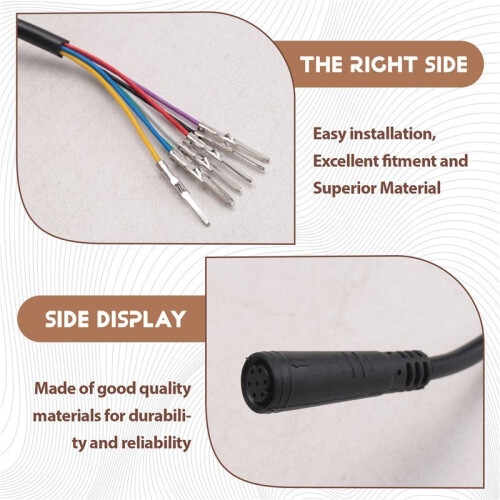 For  G2 Master Electric Scooter 7Pin Motor Wire Waterproof Motor Cable E-Scooter Main Wire Assembly 2