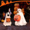 Spookhond snoepkomhouder van hars, Halloween decoratie 3