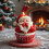 Silikon-Backform-Set mit Weihnachtsmannmotiv – 2-teilig 4
